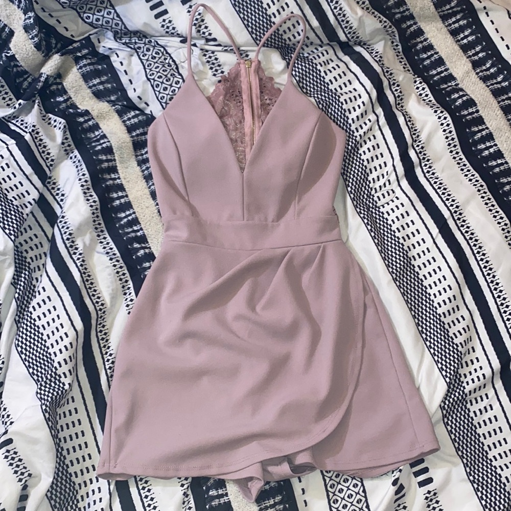 Light purple Xs romper